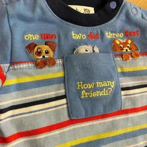 Baby Einstein Cotton Colorful Onesie 3 months - Picture 12 of 13